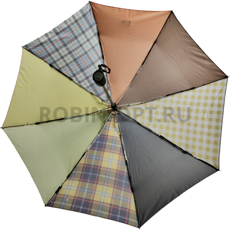 Зонт автомат женский 4 сл., ROBIN 4112, прямая ручка , 21.6"(55см)Х8к, эпонж 210т, 94 см(диаметр),  г, 6 рассцветка, абстракция фото детальное