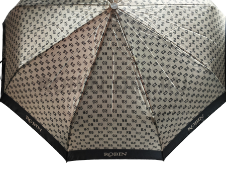 Зонт автомат женский 3 сл., ROBIN 3304, прямая ручка , 23"(58.5см)Х9к, сатин, 100 см(диаметр), 428 г, 6 рассцветка, буквы фото детальное
