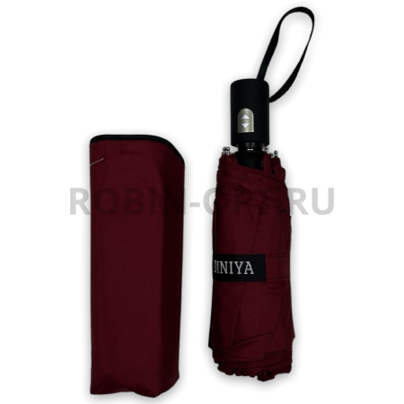 Зонт автомат женский 4 сл., DINIYA 2761, прямая ручка , 21.6"(55см)Х8к, сатин, (диаметр),  г, , однотонный фото детальное
