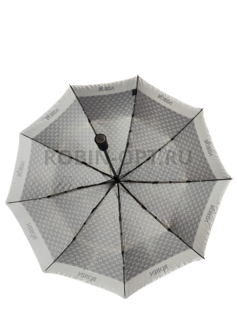 Зонт автомат женский 3 сл., ROBIN 3304, прямая ручка , 23"(58.5см)Х9к, сатин, 100 см(диаметр), 428 г, 6 рассцветка, буквы фото детальное