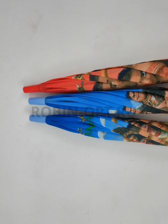 Зонт полуавтомат детский трость, PICCO 076, ручка крюк, 19"(48см)Х8к, полиэстер, (диаметр),  г, , моана фото детальное