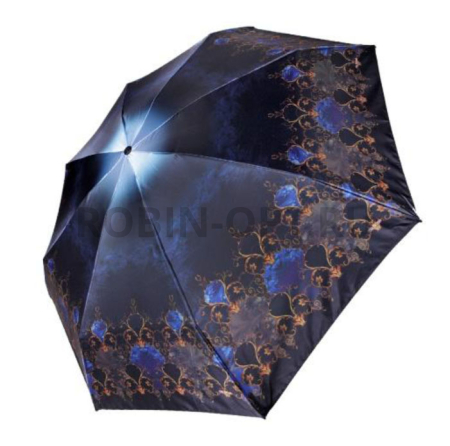 Зонт полный автомат женский 4 сл., Три слона L4822-A, прямая ручка , 20.8"(53см)Х8к, эпонж, (диаметр),  г, , светящиеся узоры фото детальное