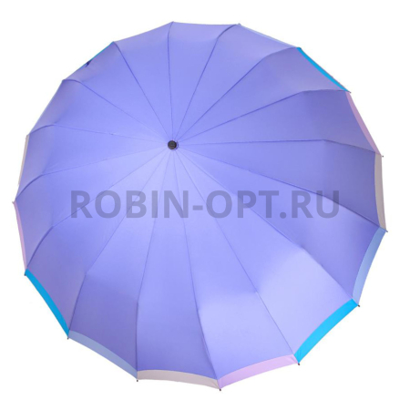 Зонт автомат женский 3 сл., Три слона L3161 - Bordeaux, прямая ручка , 23"(58.5см)Х16к, полиэстер, (диаметр),  г, , красный, радуг фото детальное