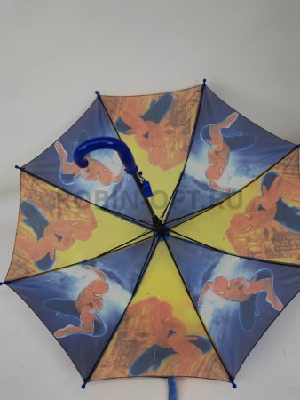 Зонт полуавтомат детский трость, PICCO 085, ручка крюк, 19"(48см)Х8к, полиэстер, (диаметр),  г, , спайдер мэн фото детальное