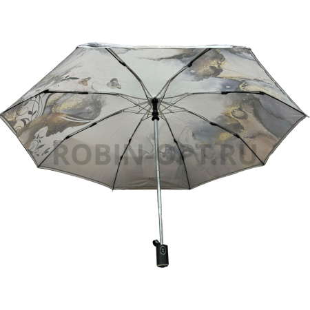 Зонт автомат женский 4 сл., DINIYA 214, прямая ручка , 21.6"(55см)Х8к, сатин, (диаметр),  г, , абстракция фото детальное