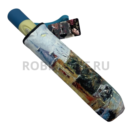 Зонт автомат женский 3 сл., Amore 540, прямая ручка , 23"(58.5см)Х9к, полиэстер, (диаметр),  г, , города фото детальное
