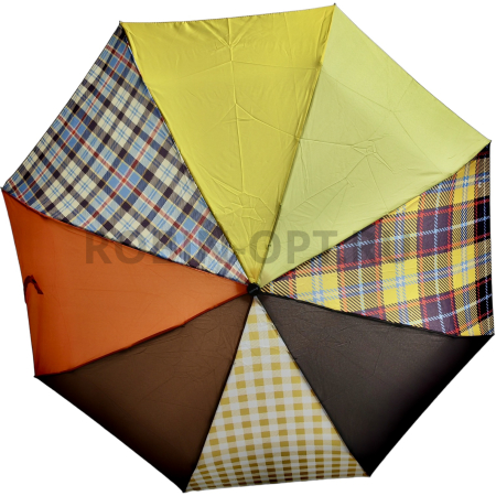 Зонт автомат женский 4 сл., ROBIN 4112, прямая ручка , 21.6"(55см)Х8к, эпонж 210т, 94 см(диаметр),  г, 6 рассцветка, абстракция фото детальное