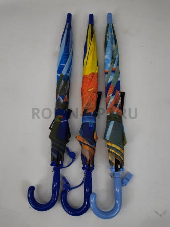 Зонт полуавтомат детский трость, PICCO 085, ручка крюк, 19"(48см)Х8к, полиэстер, (диаметр),  г, , спайдер мэн фото детальное