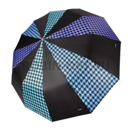 Зонт автомат женский 3 сл., Три слона L3121-C, прямая длинная ручка , 23"(58.5см)Х12к, полиэстер, (диаметр),  г, , секторы фото детальное