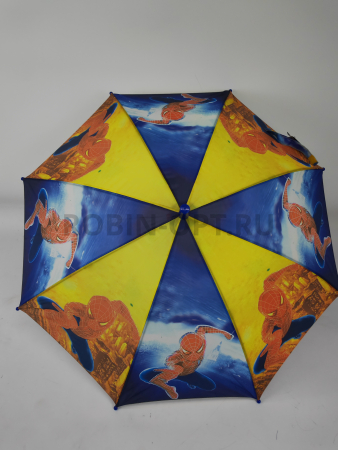 Зонт полуавтомат детский трость, PICCO 085, ручка крюк, 19"(48см)Х8к, полиэстер, (диаметр),  г, , спайдер мэн фото детальное