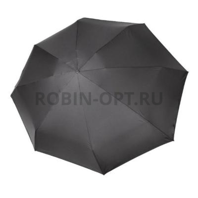 Зонт автомат мужской 4 сл., Три слона M4800, прямая ручка , 22.4"(57см)Х8к, эпонж, 104 см(диаметр), 362 г, 1 расцветка, черный фото анонса