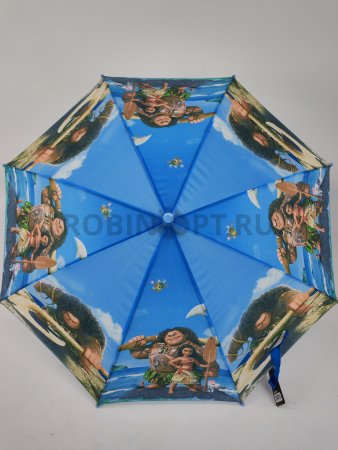 Зонт полуавтомат детский трость, PICCO 076, ручка крюк, 19"(48см)Х8к, полиэстер, (диаметр),  г, , моана фото детальное