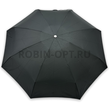 Зонт механический универсальный 5 сл., DINIYA 2758, прямая ручка , 20.8"(53см)Х6к, эпонж, (диаметр),  г, , черный фото детальное