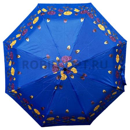 Зонт механический женский 3 сл., FIABA 301A,  прямая маленькая ручка , 20.8"(53см)Х8к, полиэстер, 96 см(диаметр),  г, 6 расцветка, фото детальное