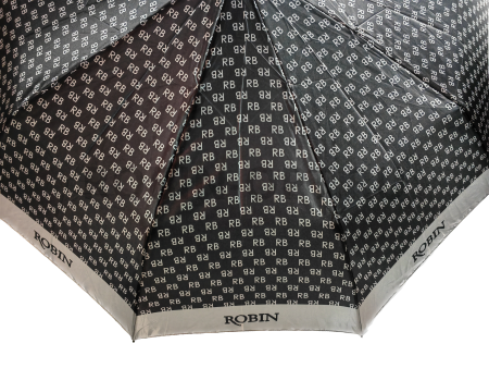 Зонт автомат женский 3 сл., ROBIN 3304, прямая ручка , 23"(58.5см)Х9к, сатин, 100 см(диаметр), 428 г, 6 рассцветка, буквы фото детальное