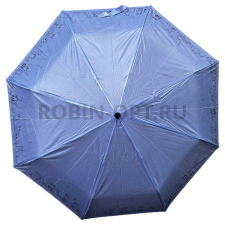 Зонт механический женский 3 сл., FIABA 301A,  прямая маленькая ручка , 20.8"(53см)Х8к, полиэстер, 96 см(диаметр),  г, 6 расцветка, фото детальное