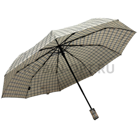 Зонт полуавтомат женский 3 сл., ROBIN 3363, прямая ручка , 23"(58.5см)Х9к, эпонж 210т, 100 см(диаметр), 453 г, 3 рассцветка, клетк фото детальное
