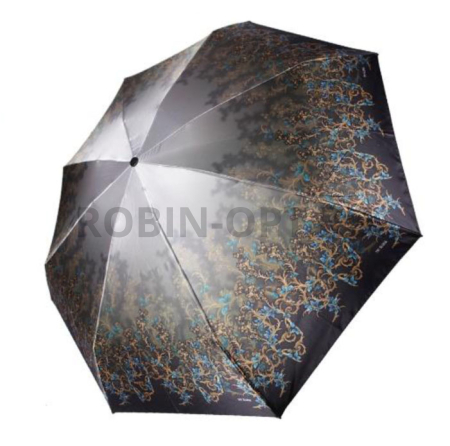 Зонт полный автомат женский 4 сл., Три слона L4822-A, прямая ручка , 20.8"(53см)Х8к, эпонж, (диаметр),  г, , светящиеся узоры фото детальное