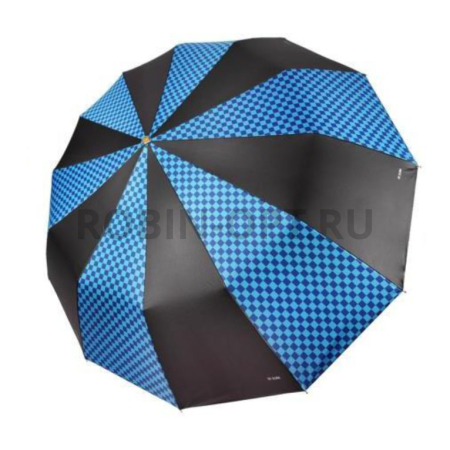 Зонт автомат женский 3 сл., Три слона L3121-D, прямая длинная ручка , 23"(58.5см)Х12к, полиэстер, (диаметр),  г, , секторы фото детальное