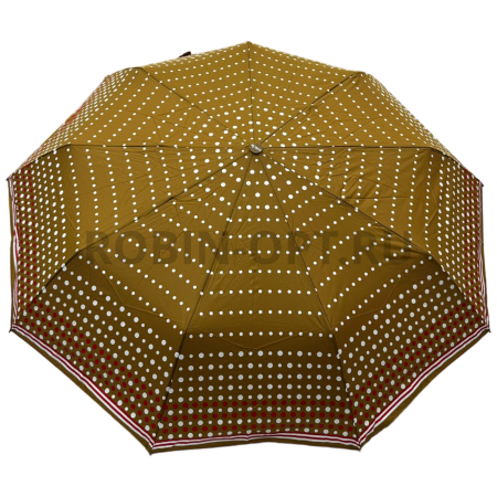 Зонт автомат женский 3 сл., ROBIN 3310, прямая ручка , 23"(58.5см)Х9к, эпонж 210т, 100 см(диаметр), 457 г, 6 рассцветка, горошек фото детальное