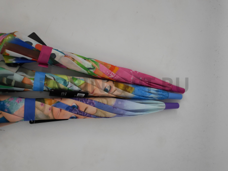 Зонт полуавтомат детский трость, PICCO 081, ручка крюк, 19"(48см)Х8к, полиэстер, (диаметр),  г, , холодное сердце фото детальное