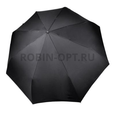Зонт полный автомат мужской 3 сл., Три слона M7805, прямая ручка , 27.5"(70см)Х8к, полиэстер, (диаметр),  г, , черный фото анонса