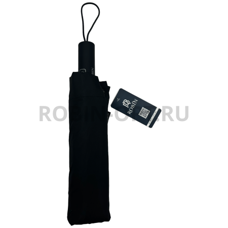 Зонт автомат мужской 3 сл., ROBIN 610, прямая ручка подпальчики, 25"(63.5см)Х16к, эпонж 210т, 112 см(диаметр), 675 г, 1 рассцветка фото детальное