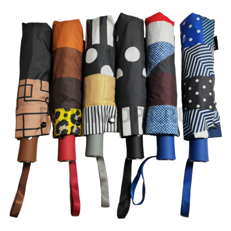 Зонт автомат женский 3 сл., ROBIN 3350, прямая ручка , 23"(58.5см)Х9к, эпонж 210т, 100 см(диаметр), 425 г, 6 рассцветка, секторы фото детальное