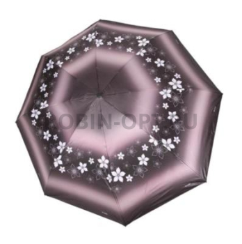 Зонт автомат женский 4 сл., Три слона L4801-B, прямая ручка , 20.8"(53см)Х8к, полиэстер, 98(диаметр), 329 г, 5 рассцветка, цветы фото анонса