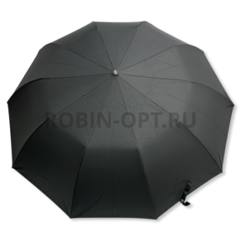 Зонт автомат мужской 2 сл, Amore 680, ручка полкрюк, 27"(68см)Х10к, полиэстер, (диаметр),  г, , черный фото анонса
