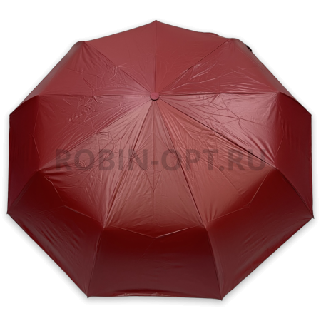 Зонт автомат женский 3 сл., DINIYA 3007, прямая ручка , 23"(58.5см)Х9к, кожа и эпонж, (диаметр),  г, , город фото детальное