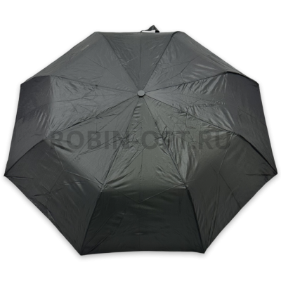 Зонт полуавтомат мужской 3 сл., Unipro 127, прямая ручка , 23"(58.5см)Х8к, нейлон, (диаметр),  г, , черный фото анонса