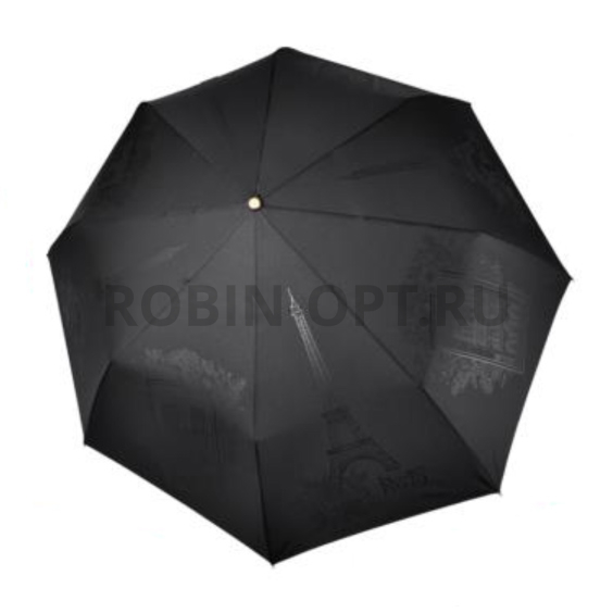 Зонт автомат женский 3 сл., Три слона L3898-A, прямая ручка , 23"(58.5см)Х8к, полиэстер, (диаметр),  г, , светящиеся города фото детальное