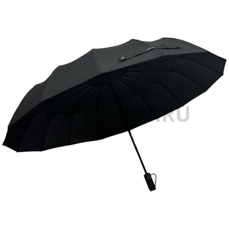 Зонт автомат мужской 3 сл., ROBIN 610, прямая ручка подпальчики, 25"(63.5см)Х16к, эпонж 210т, 112 см(диаметр), 675 г, 1 рассцветка фото детальное