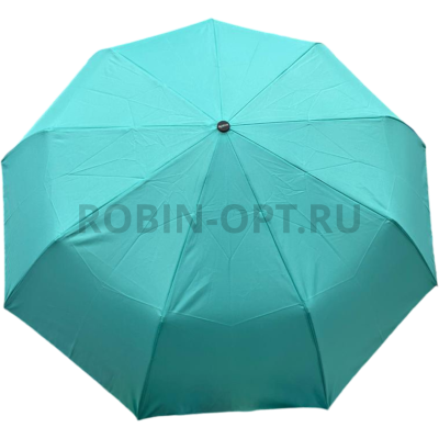 Зонт автомат женский 3 сл., ROBIN 3313, прямая ручка , 23"(58.5см)Х9к, эпонж, 100 см(диаметр), 455 г, , однотонный фото анонса