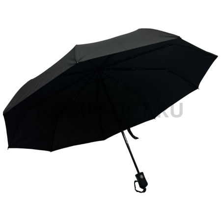 Зонт автомат мужской 3 сл., ROBIN 410,  прямая маленькая ручка , 23"(58.5см)Х9к, эпонж 210т, 96 см(диаметр), 434 г, 1 рассцветка, фото детальное