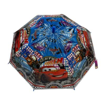 Зонт универсальный трость без бренда Детский зонты, полуавтомат, ручка крюк, пластик, 48 см, 6 спиц, сталь, разные фото анонса