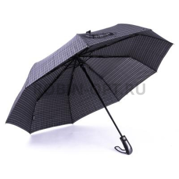 Зонт автомат мужской 3 сл., ROBIN 811, прямая длинная ручка , 23"(58.5см)Х9к, эпонж, 97 см(диаметр), 442 г, 6 рассцветка, клетка фото анонса