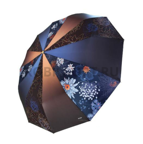 Зонт автомат женский 3 сл., Три слона L3121-C, прямая длинная ручка , 23"(58.5см)Х12к, полиэстер, (диаметр),  г, , фото детальное