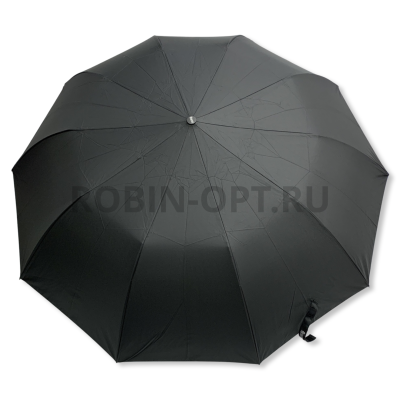 Зонт автомат мужской 2 сл, Amore 680, ручка полкрюк, 27"(68см)Х10к, полиэстер, (диаметр),  г, , черный фото анонса