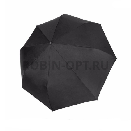 Зонт полный автомат мужской 3 сл., Три слона M5500, ручка крюк, 21.6"(55см)Х8к, полиэстер, (диаметр),  г, , черный фото детальное