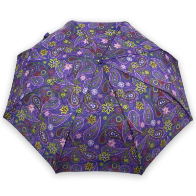 Зонт полуавтомат женский 3 сл., Unipro 2303, прямая ручка , 23"(58.5см)Х8к, нейлон, (диаметр),  г, , цветы фото анонса