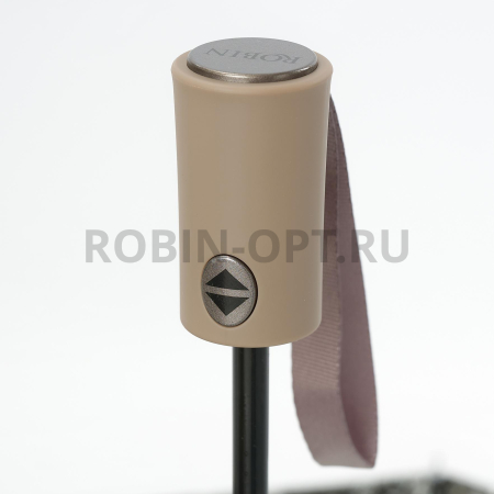 Зонт автомат женский 3 сл., ROBIN 3307, прямая ручка , 23"(58.5см)Х9к, эпонж, 100 см(диаметр), 512 г, 6 рассцветка, серый город фото детальное