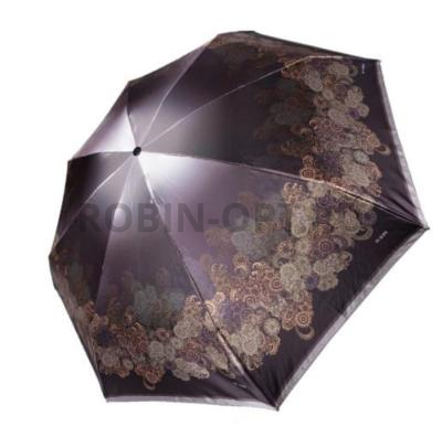 Зонт полный автомат женский 4 сл., Три слона L4822-A, прямая ручка , 20.8"(53см)Х8к, эпонж, (диаметр),  г, , светящиеся узоры фото анонса