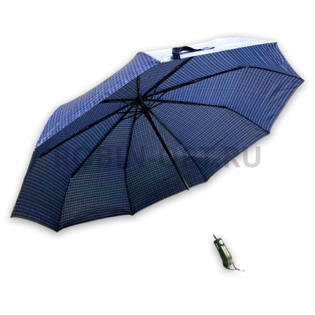 Зонт автомат мужской 3 сл., ROBIN 804, прямая длинная ручка , 27"(68см)Х9к, полиэстер, 118 см(диаметр), 578 г, 6 рассцветка, клетк фото детальное