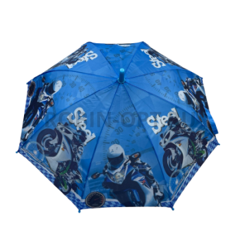 Зонт детский трость Banders 500, полуавтомат, ручка крюк, пластик, 48 см, эпонж, 8 спиц, сталь фото анонса