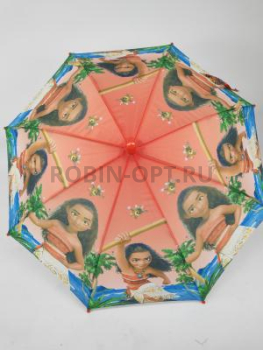 Зонт полуавтомат детский трость, PICCO 076, ручка крюк, 19"(48см)Х8к, полиэстер, (диаметр),  г, , моана фото анонса