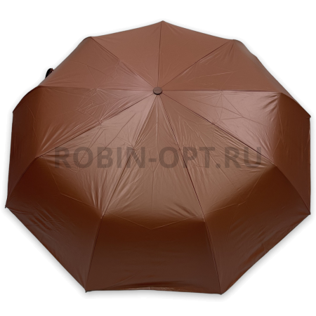 Зонт автомат женский 3 сл., DINIYA 3007, прямая ручка , 23"(58.5см)Х9к, кожа и эпонж, (диаметр),  г, , город фото детальное