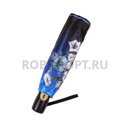 Зонт автомат женский 3 сл., Три слона L3825-P, прямая ручка , 23"(58.5см)Х8к, полиэстер, (диаметр),  г, , цветы фото детальное
