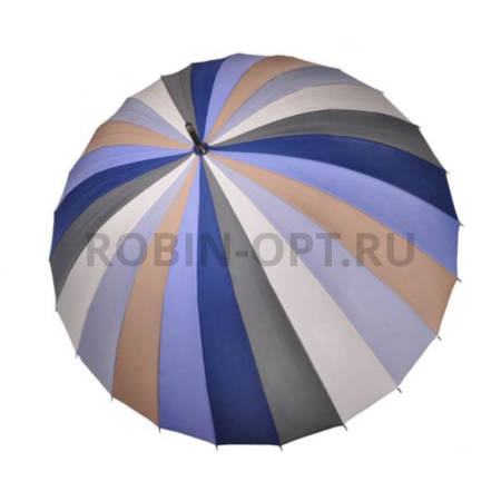 Зонт механический женский трость, Три слона L2240, прямая длинная ручка , 21.6"(55см)Х24к, полиэстер, (диаметр),  г, , разный цвет фото детальное